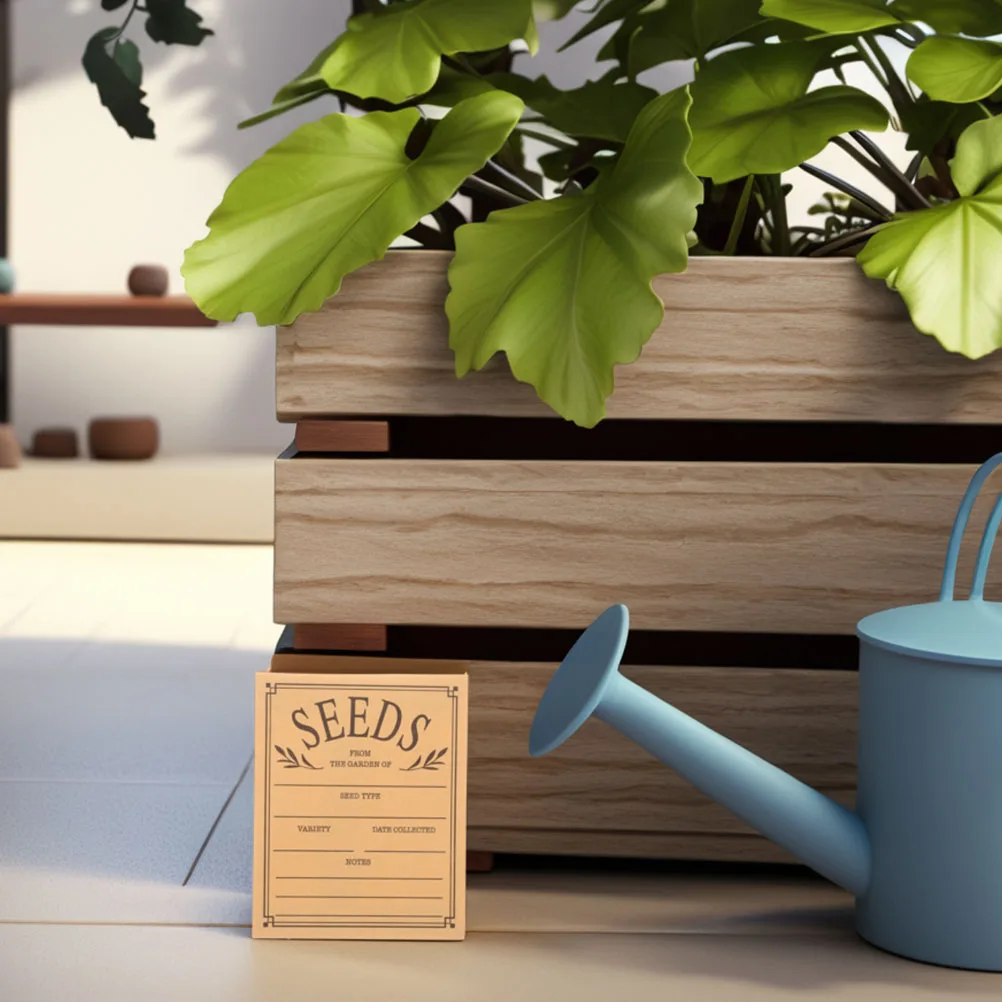 

100pcs Reusable Seed Envelopes Blank Paper Pouches for Vegetable Seeds Storage Organization Collection Tiny Packets