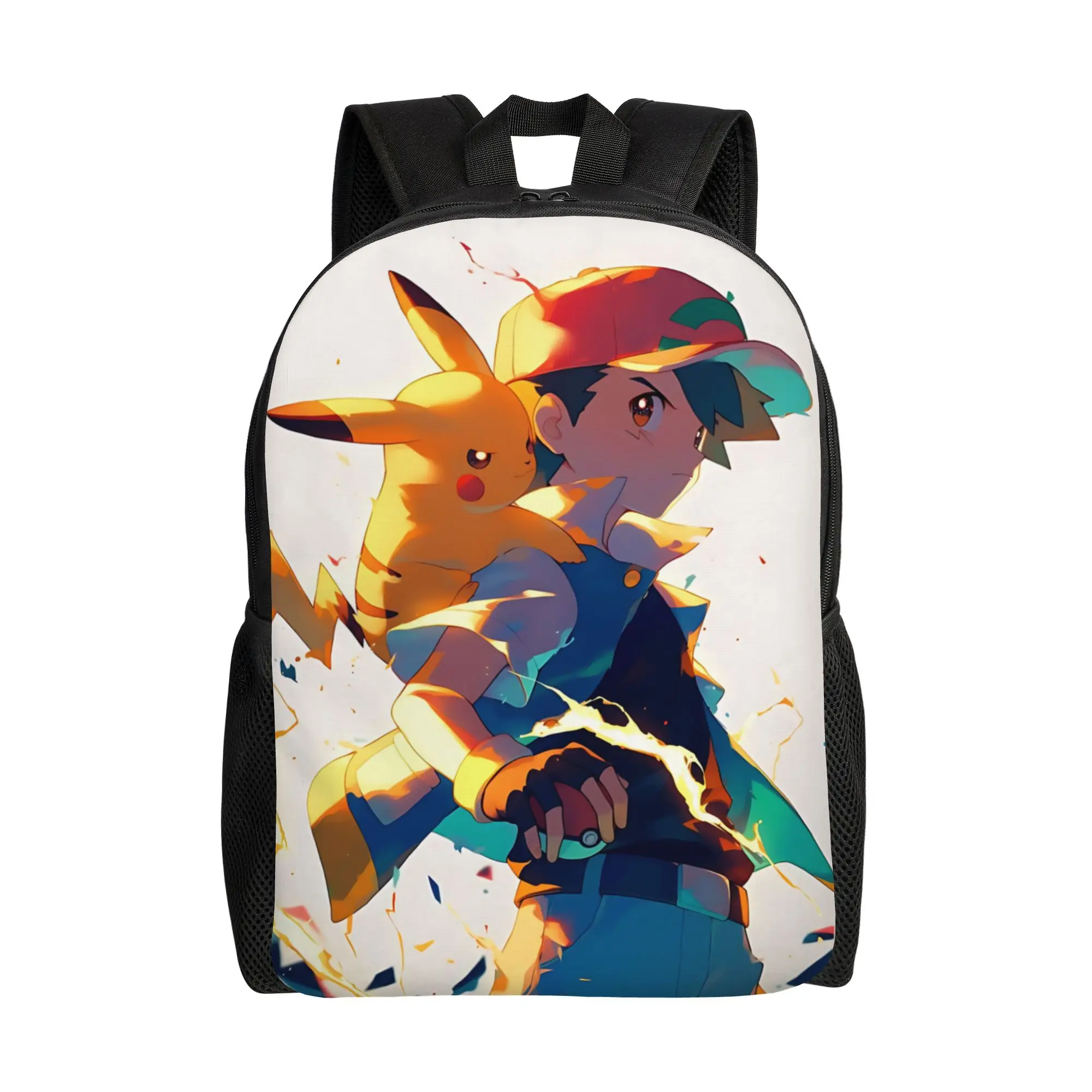 

1PC Fashion Backpacks pokemon funny cute Pikachu Daypack funko High Street High School Retro Washable Rucksack