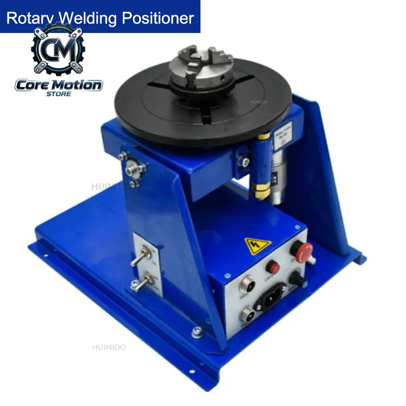 Mini Welding Positioner BWJ-10 220V Welding Turntable Rotary Welding Table Positioning Equipment