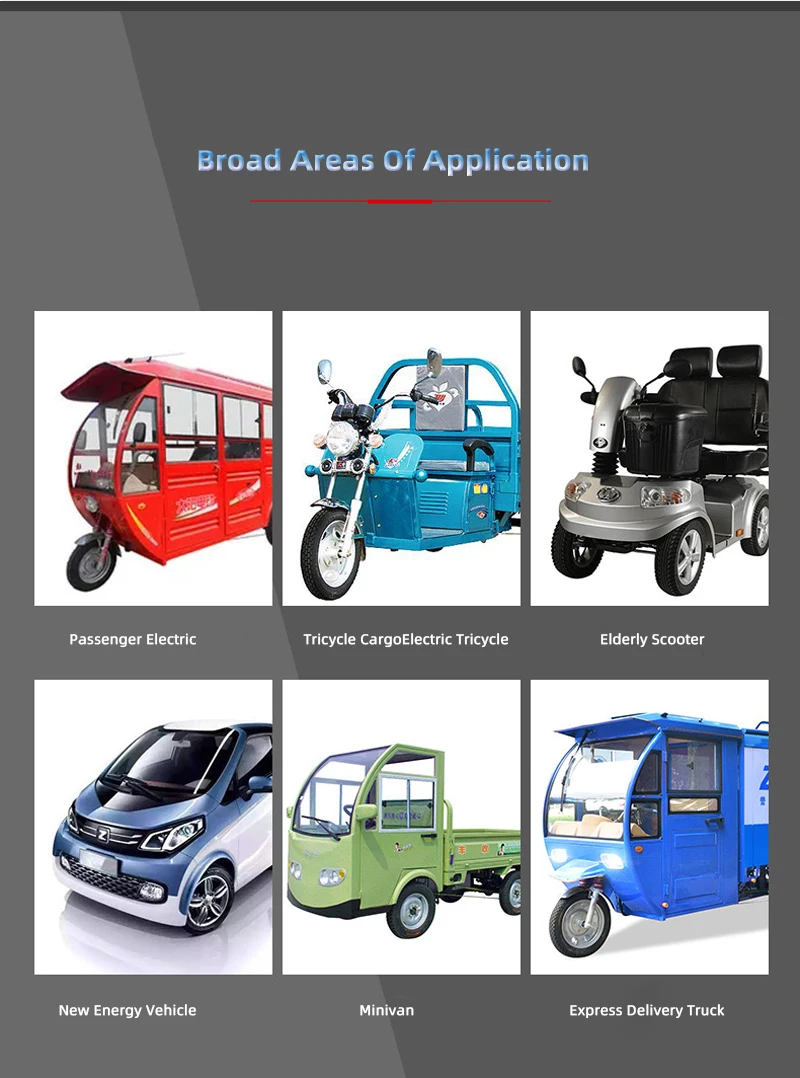 عالية الطاقة عالية السرعة 48 فولت 60 فولت 1000 واط محركات تيار مستمر 3 عجلة العربة مع محرك كهربائي دراجة ثلاثية العجلات المحرك #5