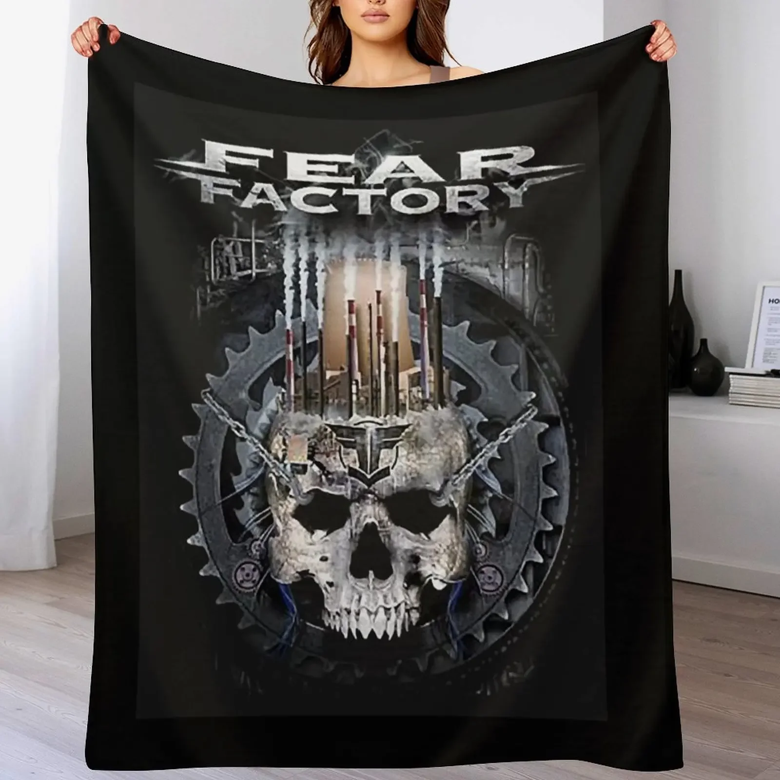 

Fear Factory Throw Blanket Vintage for winter Blankets