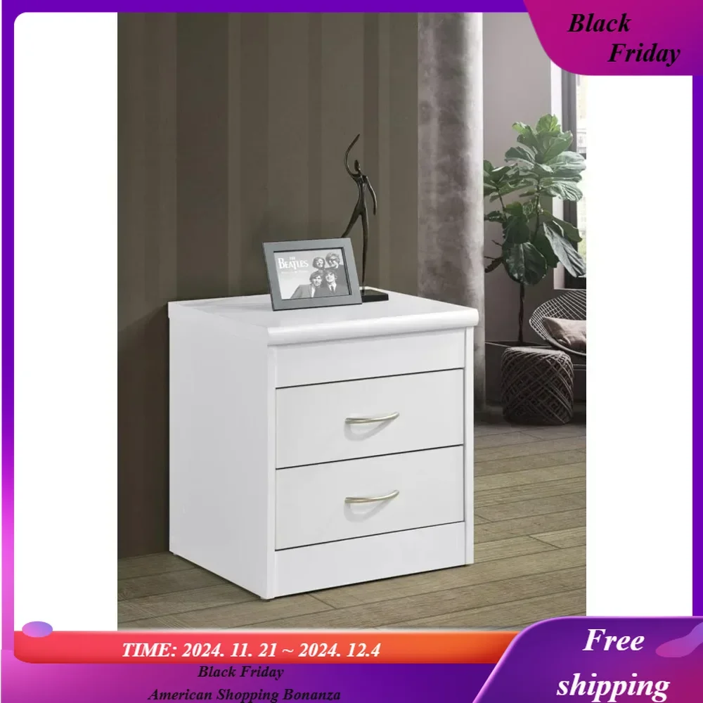 

Drawer Nightstand Night Tables for Rooms White Storage Cabinet 21.65 in X 48.03 in X 72.83 in Night Stand Table D’appoint Sets