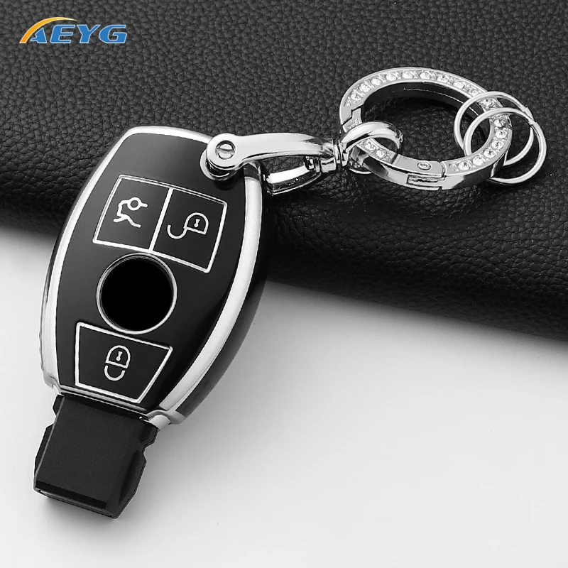TPU Auto Schlüssel Fall Abdeckung Shell Fob Für Mercedes Benz A B C E Klasse GLS GLA GLK GLC CLS CLA AMG W204 W205 W212 W463 W176