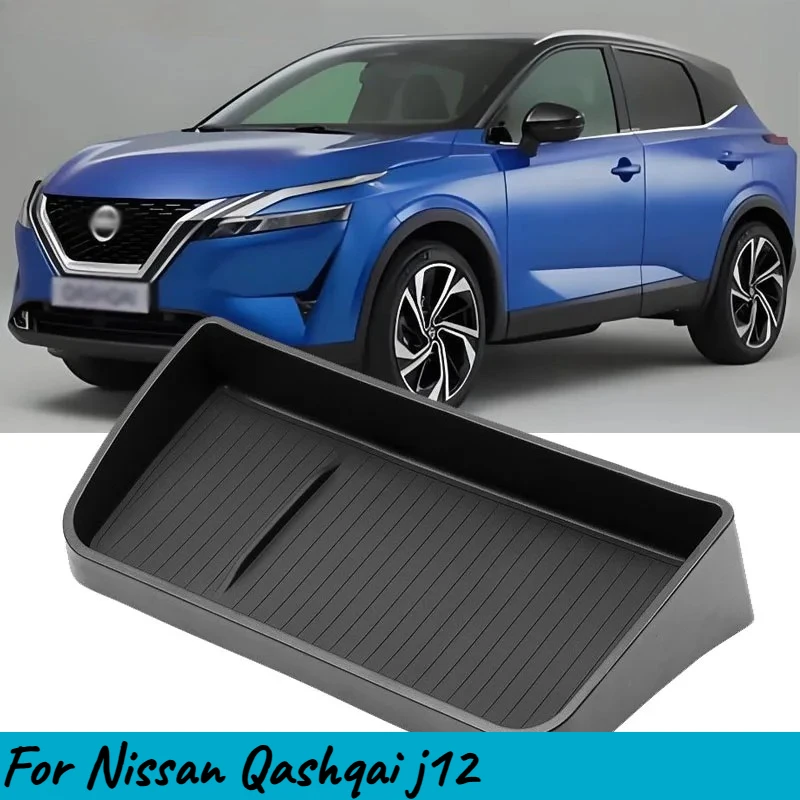 Storage Box Behind The Central Control Screen for Nissan Qashqai J12 E-Power 2025 2026 Stowing Tidying Car Central Accessories