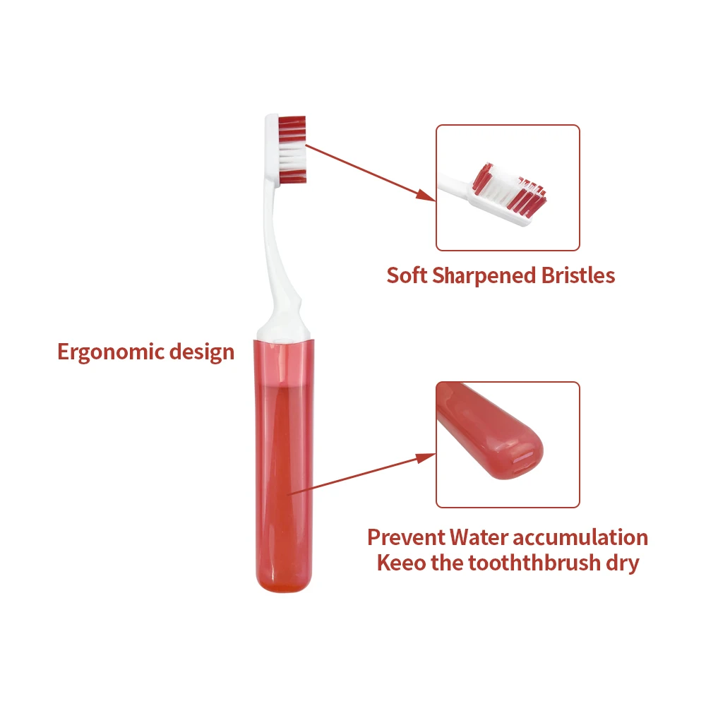 10 قطعة فرشاة أسنان تقويم الأسنان فرشاة أسنان ناعمة قابلة للطي المحمولة فرشاة أسنان صغيرة أدوات نظافة الفم فرشاة أسنان الكبار
