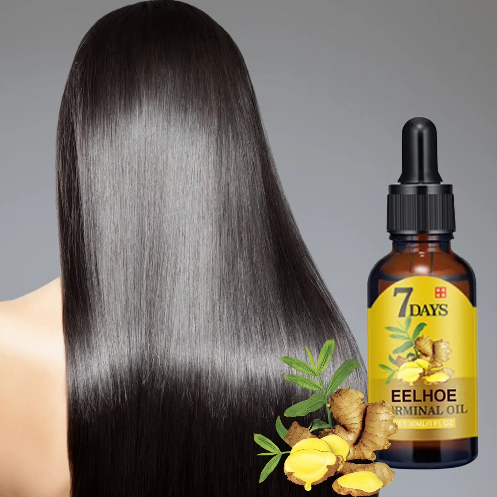 Hair Ginger Essential Rapid Growth Liquid Anti Hair Loss Ginger Growth Conditioning Treatment Nourish Hair Growth Oil Scalp Care