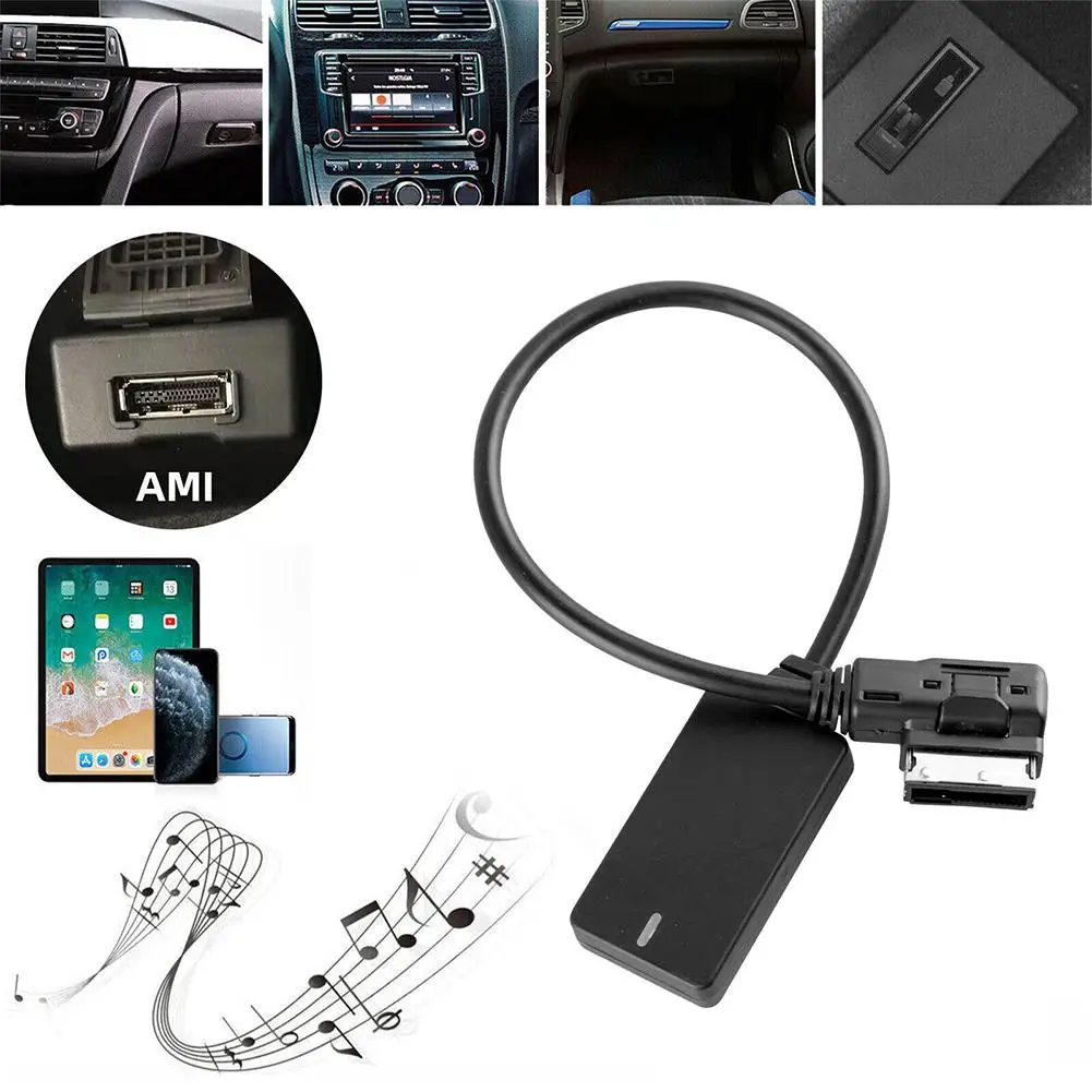 

AMI MMI MDI Interface Bluetooth 5.0 Audio Music Input Adapter AUX Receiver Cable Adapter For Audi Q5 A7 S5 Q7 A6 A8 2023 Z4U2