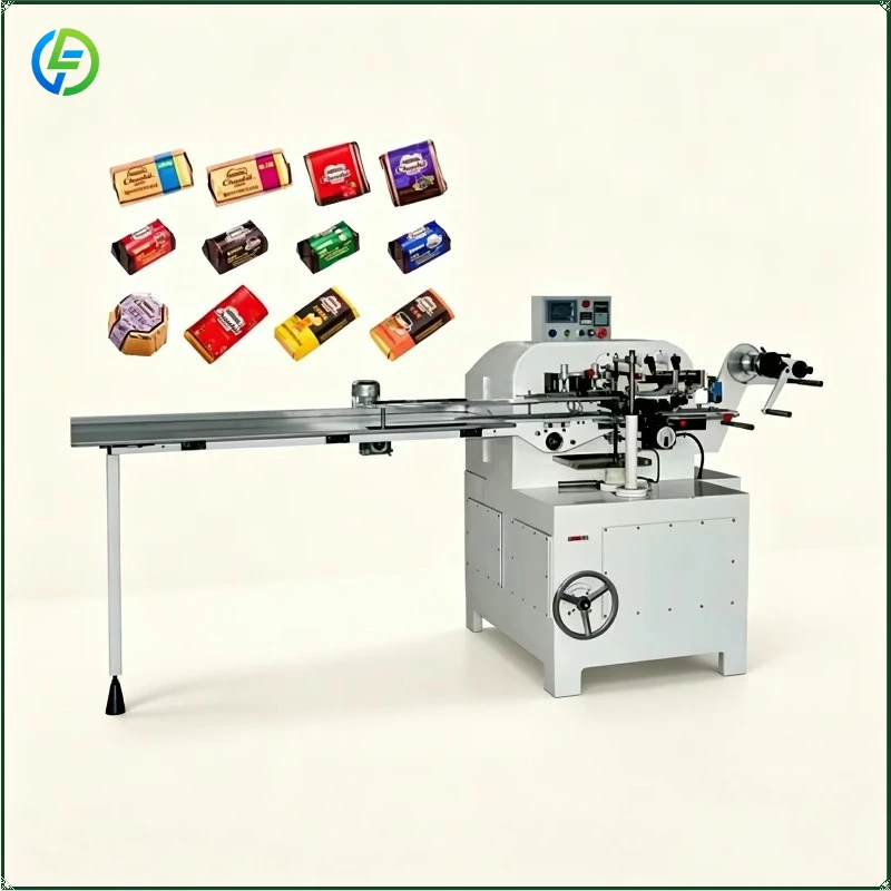Exquisite Packing Semi-Auto Chocolate Foil Fold Wrapping Machine Certified FL Customized