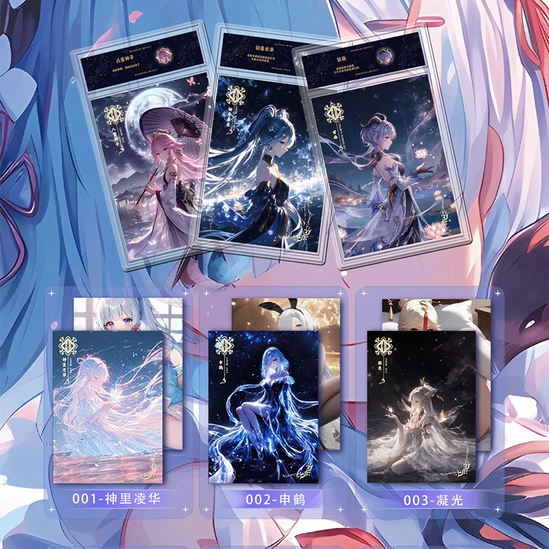 Carte de Collection de mots de fleurs fantastiques, prix avantageux, histoire de déesse, Waifu ACG TCG CCG, carte à collectionner pour loisirs, cadeau