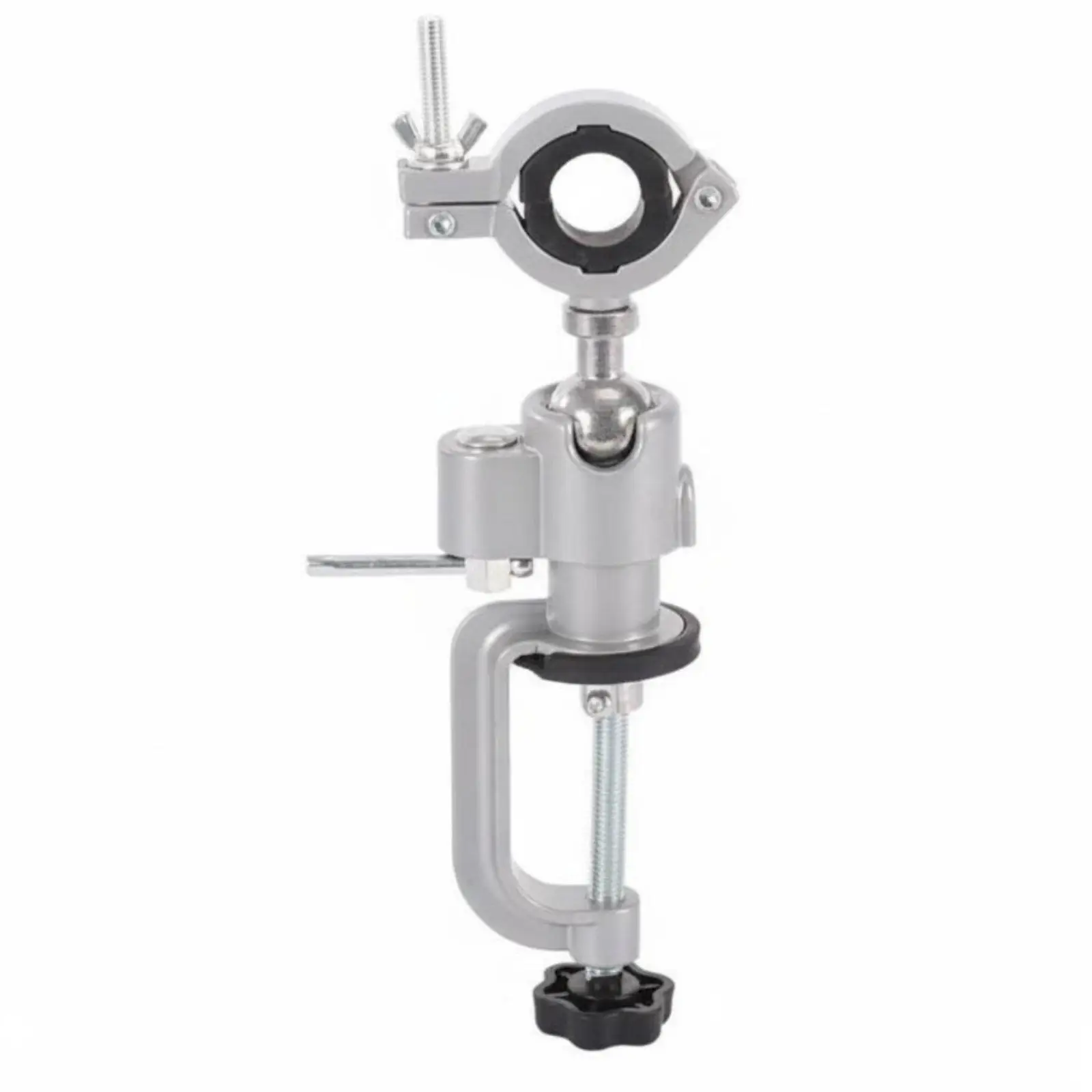 Mini Drill Stand 360 Degree Rotating Vise Steel Clamp Station for Electric Rotary Tool Bench Mount