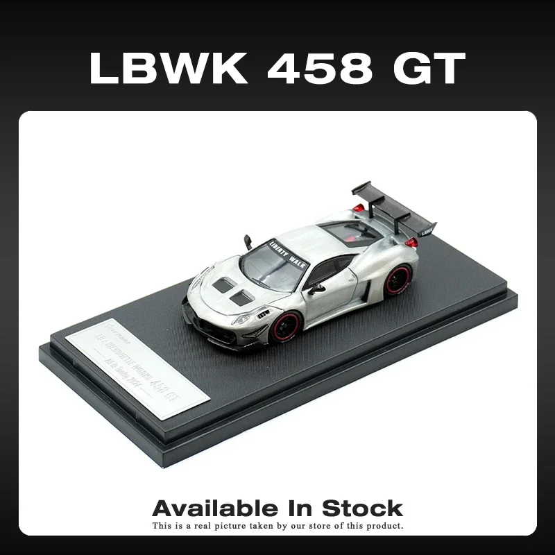 

Star In Stock 1:64 LBWK 458 GT RAW Special Chase Diecast Car Model Collect Miniature Toys
