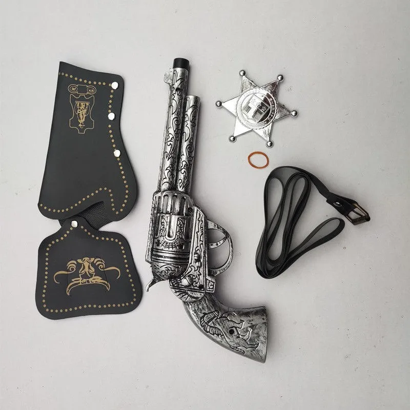 Revolver Giocattolo Stile Western per Bambini con Costume Western