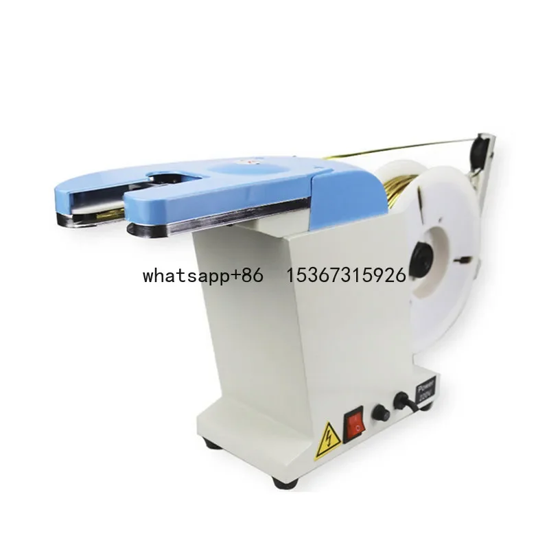 

hopping mall semi-automatic plastic bag sealing machine twist tie bread packing machines machine