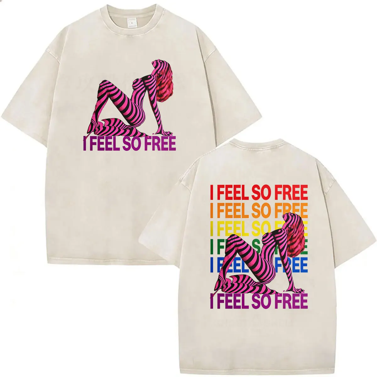 Retro Washed Madonna Confessions on A Dance Floor II Album 2026 Print T-Shirt Men Women Hip Hop Short Sleeve T Shirts Streetwear