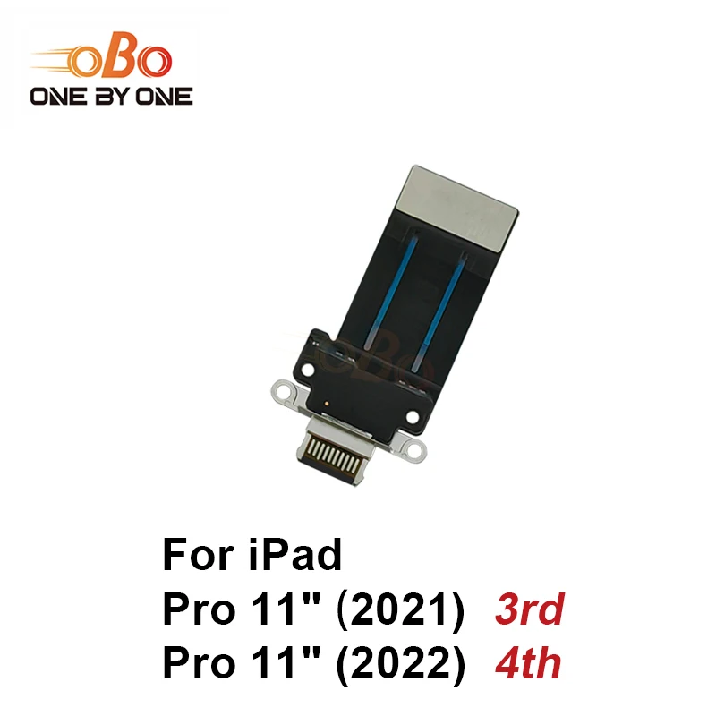 USB Charging Port Dock Connector Flex Cable for Apple iPad Pro 11 12.9 inch 2021 2022 11‘’ 3rd 4th 12.9‘’ 5th 6th Repair (1PC)