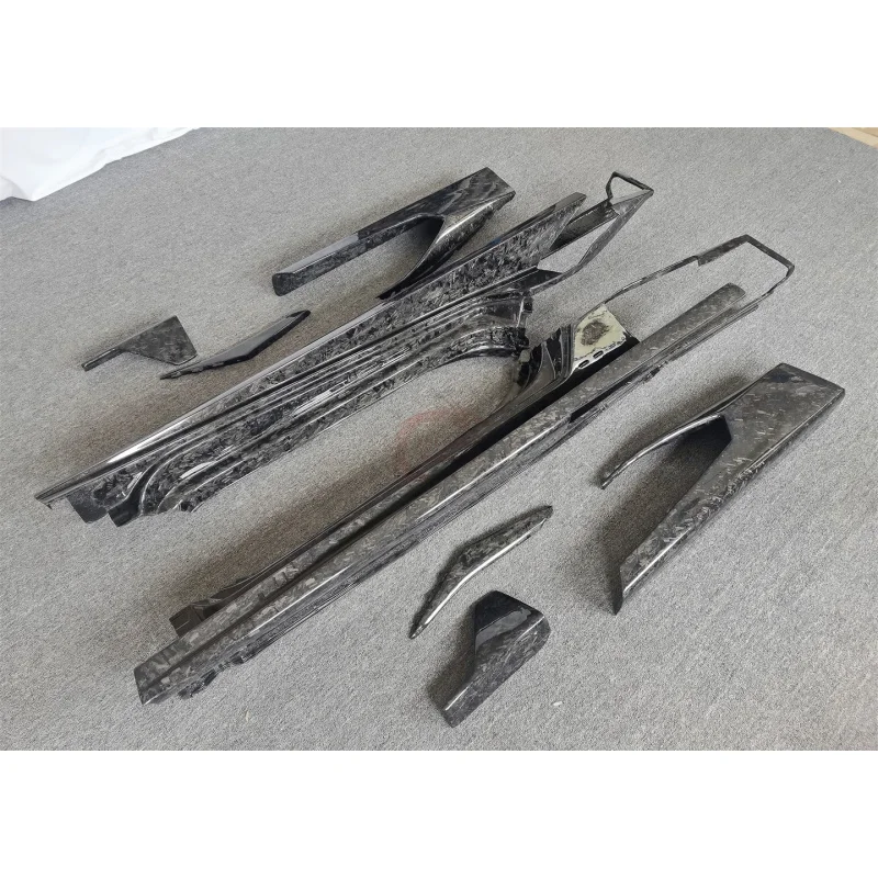 

For Lamborghini Huracan LP580 LP610 M Style Forged Carbon Fiber Skirt Side Spoiler Bodykit