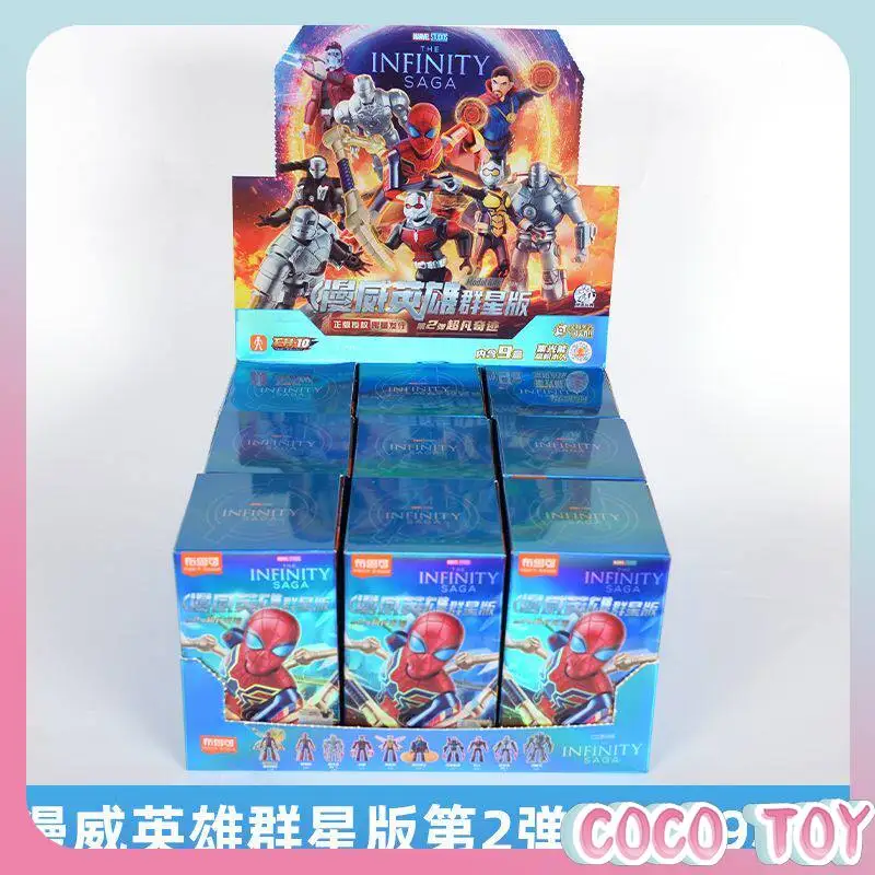 

Blokees Marvel All-Stars Wave 2 Officially Licensed Building Block Figures Spider-Man & Iron Man Collectible Action Toy