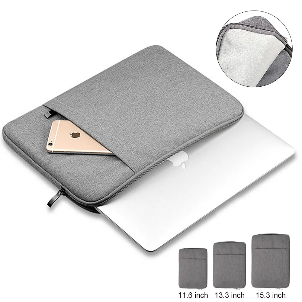 Laptop Bag Sleeve For Macbook Air M1 Mac Book Pro M2 M3 iPad 2024 M4 11 12 13 14 15 15.6 16 Inch Notebook Case Cover Accessories