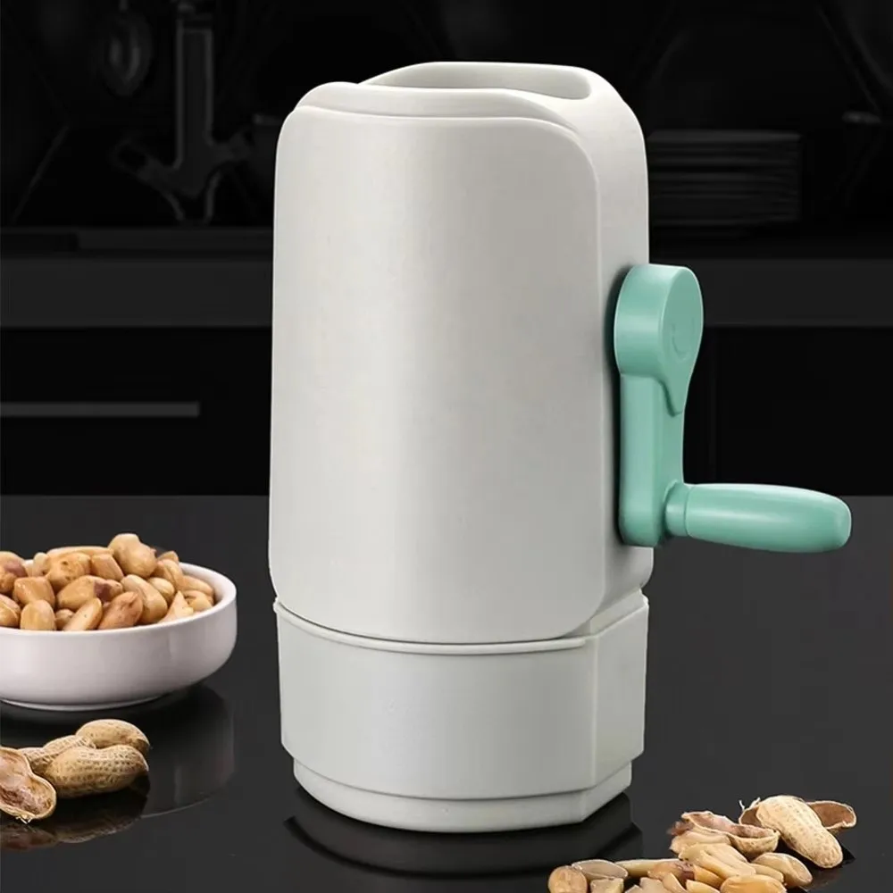 New Automatic Peanut Sheller White Gadget Shell Peanut Opener Hand Crank Peanut Peeler