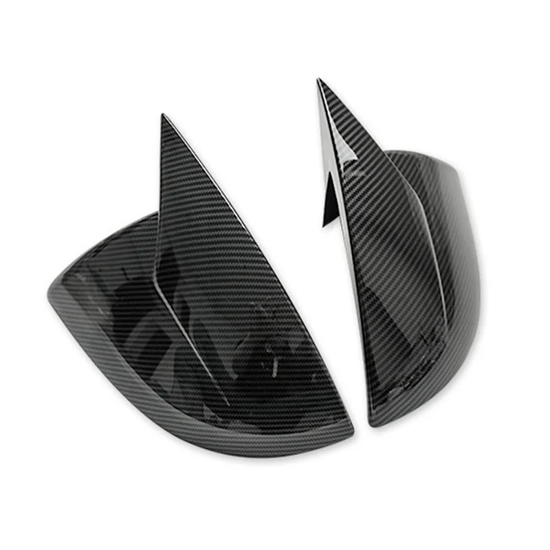 

For MG 4 MG4 EV Mulan 2023 Car Side Rear View Mirror Cover Trim Protector Decoration Accessories,Carbon Fiber Pattern
