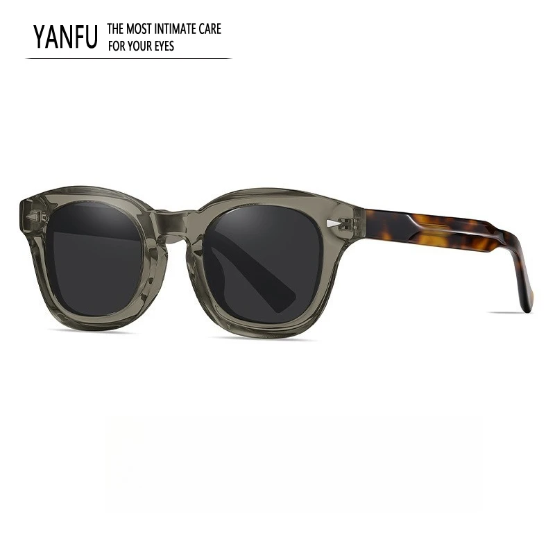 

Новые толстые поляризованные модные солнцезащитные очки мужские ацетатные очки женские квадратные очки мужские уличные UV400 пляжное вождение ретро 138 мм