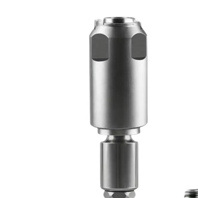1pc 40CR Rotary Drill Bit Adapter Hex To Round Shank Converter For Rotary Hammer Drill Bit High Torque Driver Converter Tool