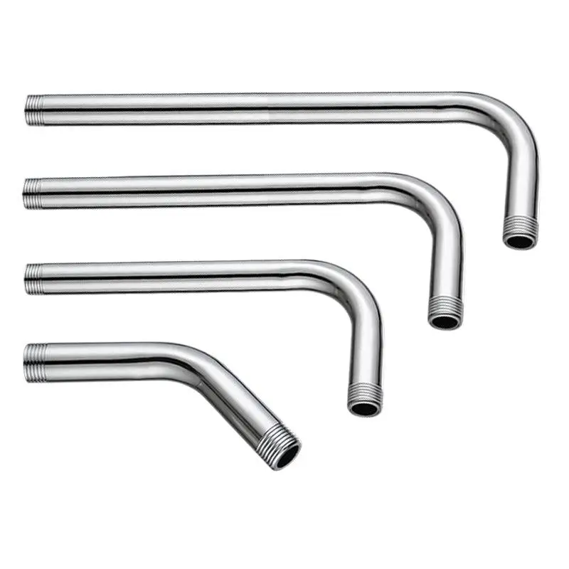 1PCS Wall Shower Arm Rust Proof Shower Head Extension Pipe Stainless Steel Arm Bracket Bathroom Home Accessories