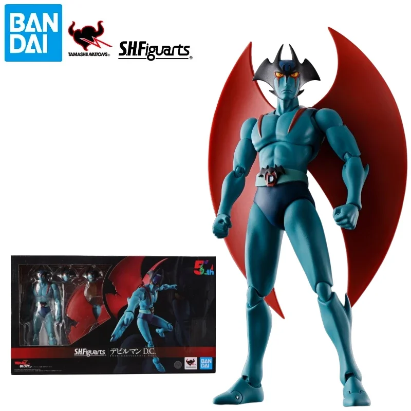 In Stock New Genuine Bandai SHF Comprehensive Series Devilman D.C. 50th Anniversary Ver. - Movable Figure Collection Gift Model