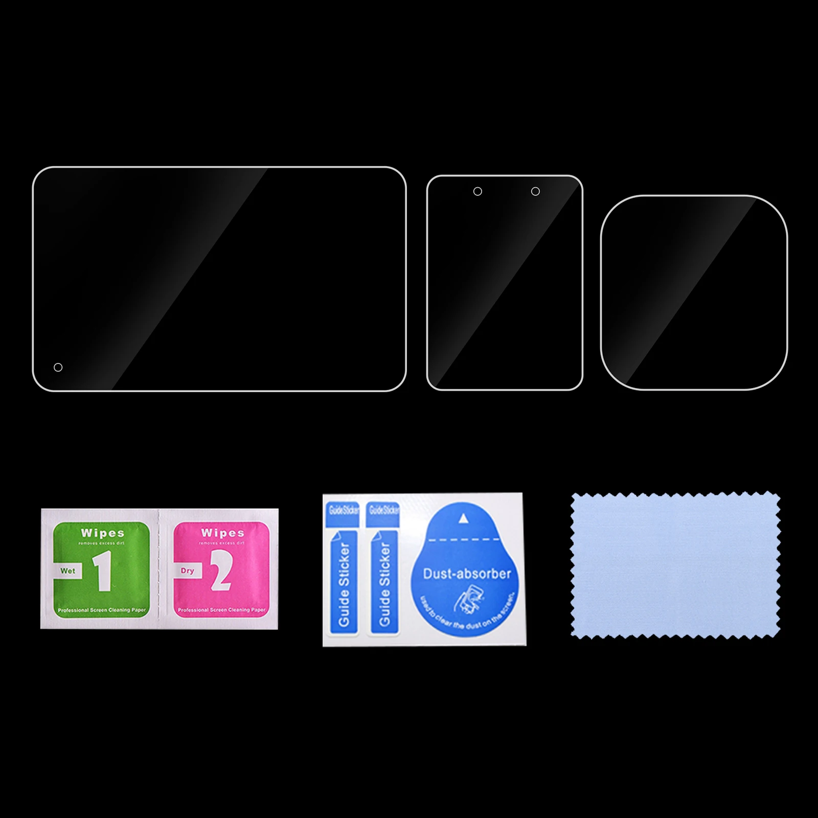 Lens + LCD Display Tempered Glass Film For GoPro MISSION 1 / 1 PRO 9H 2.5D Screen Protector Ultra Thin Screen Guard Accessories