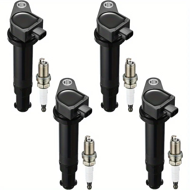 

Ignition Coil Pack UF499 and Iridium Spark Plugs 7090 fit for Kia Rondo Rio for Rio5 Hyundai Accent for Dodge