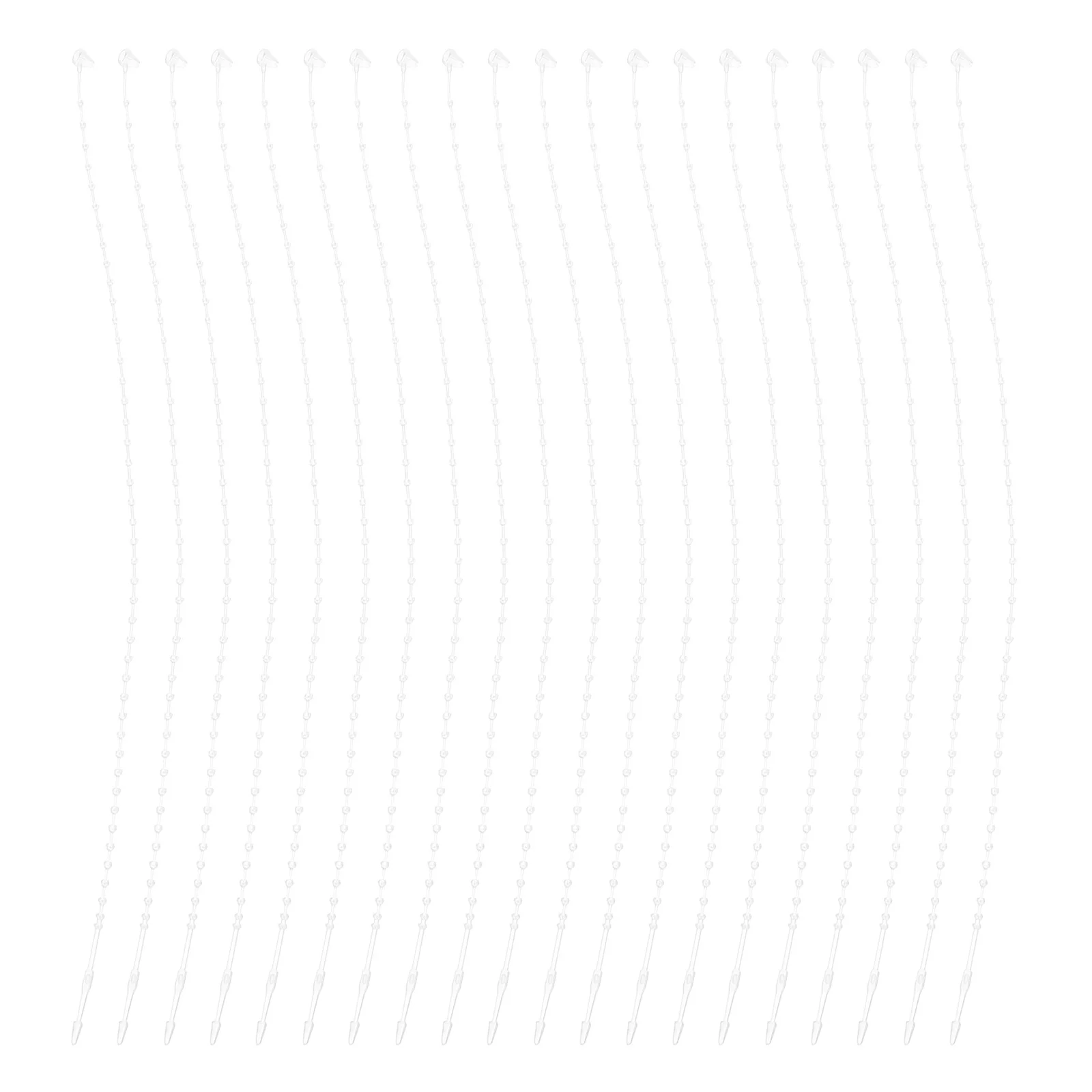 

1000pcs Line Mother- Buckle Transparent Beaded Loop Snap Fastener 23Cm Tagging String For Diy Jewelry Craft Garment Tag