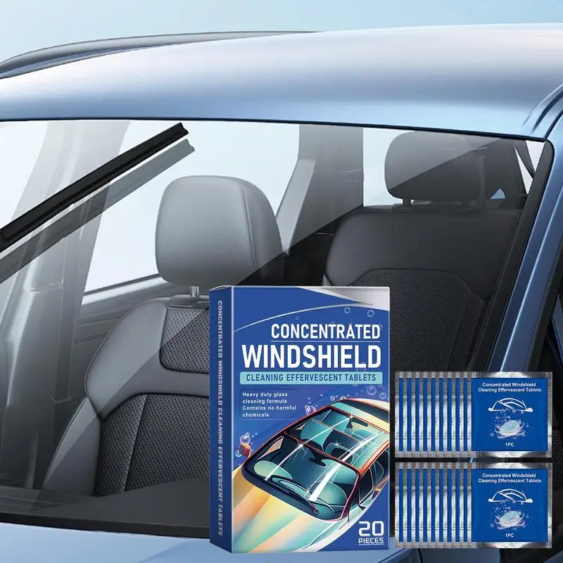 For Refer To Description  Windshield Cleaning Tablets Concentrated Washer Tablets Glass Windshield Fluid Tablet Effervescent