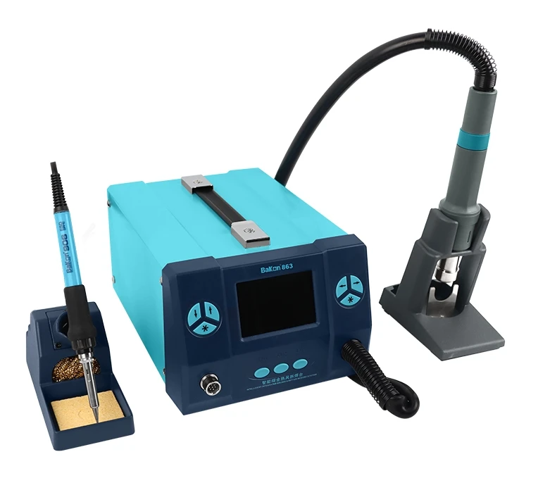Bk863 1100W Intelligent Dual-Control Hot Air Rework Station and Interact with Automation Equipment Online