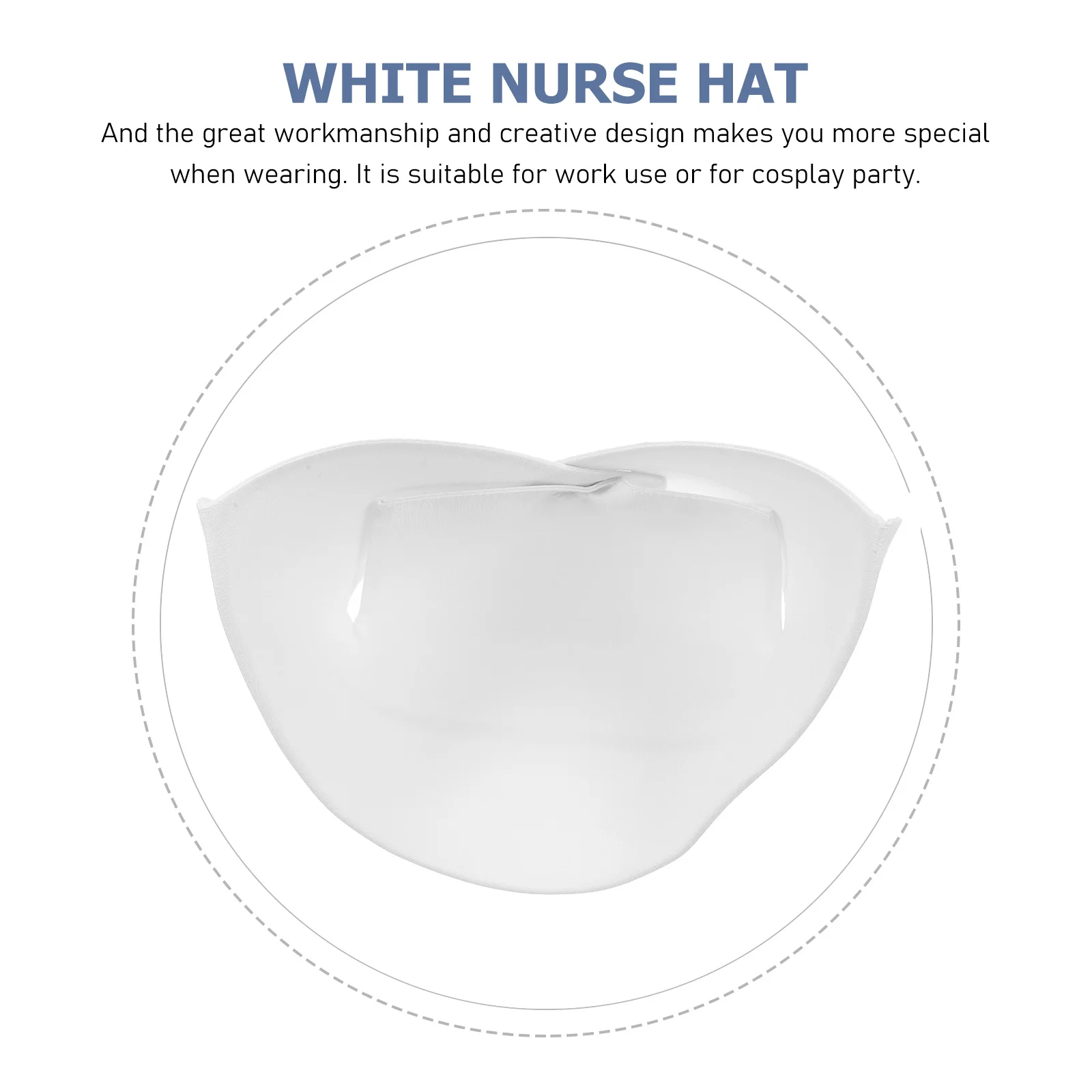 

Nurse Hat Premium Cotton Breathable Comfortable For Work Cosplay Party Costume Accessories Gift For Women Running Cap