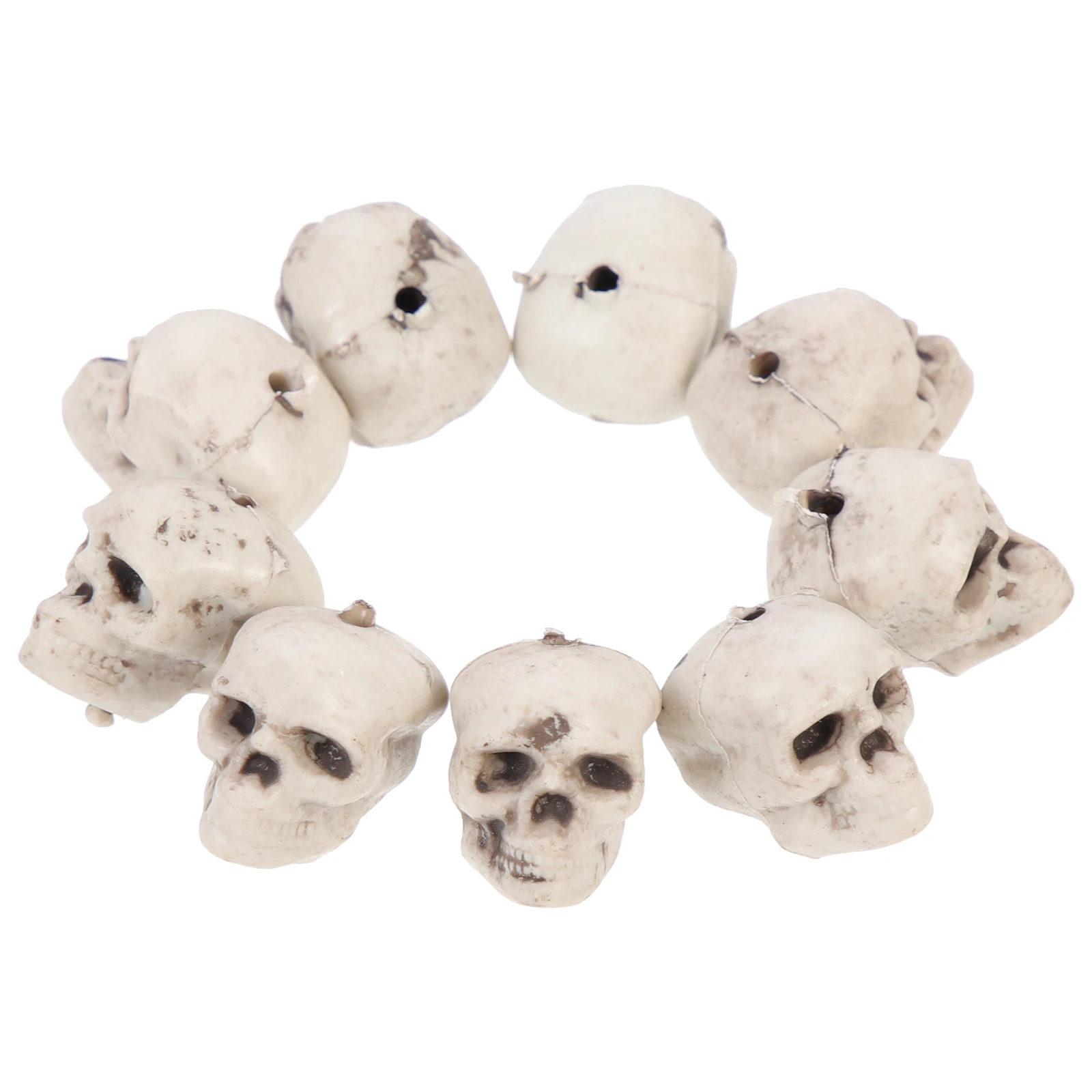

18 Pcs Door Decoration Skull Props Miniature Halloween Decorations s