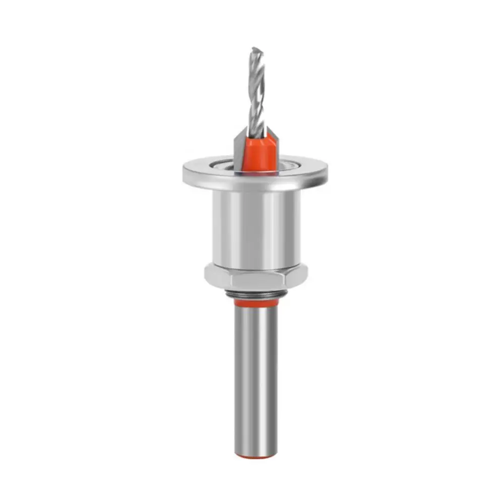Hss Countersink Drill Bits 8MM Shank Woodworking Router Drill Bit Screw Extractor Set Drilling Holes Milling Cutter Screw Tool