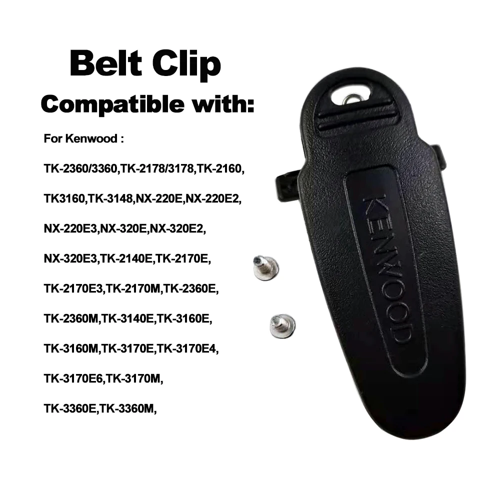 Walkie Talkie Belt Clip For KENWOOD TK3160 TK2160 TK2170 TK2140 TK2360 TK3140 TK3148 TK3170 TK3178 TK3360 NX220 Two Way Radios