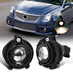 1 Pair Fog Light Assembly For Chevrolet Cruze Trax Tracker Opel Antara Car Front Bumper White Lens Headlight Car Accessories12V