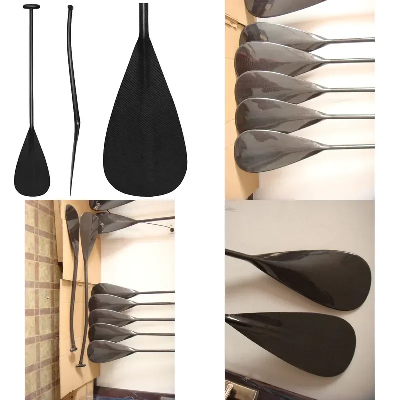 Customized Length Hybrid Carbon Fiber Blade Bend Shaft Outrigger Canoe Paddle OC Paddle 2022