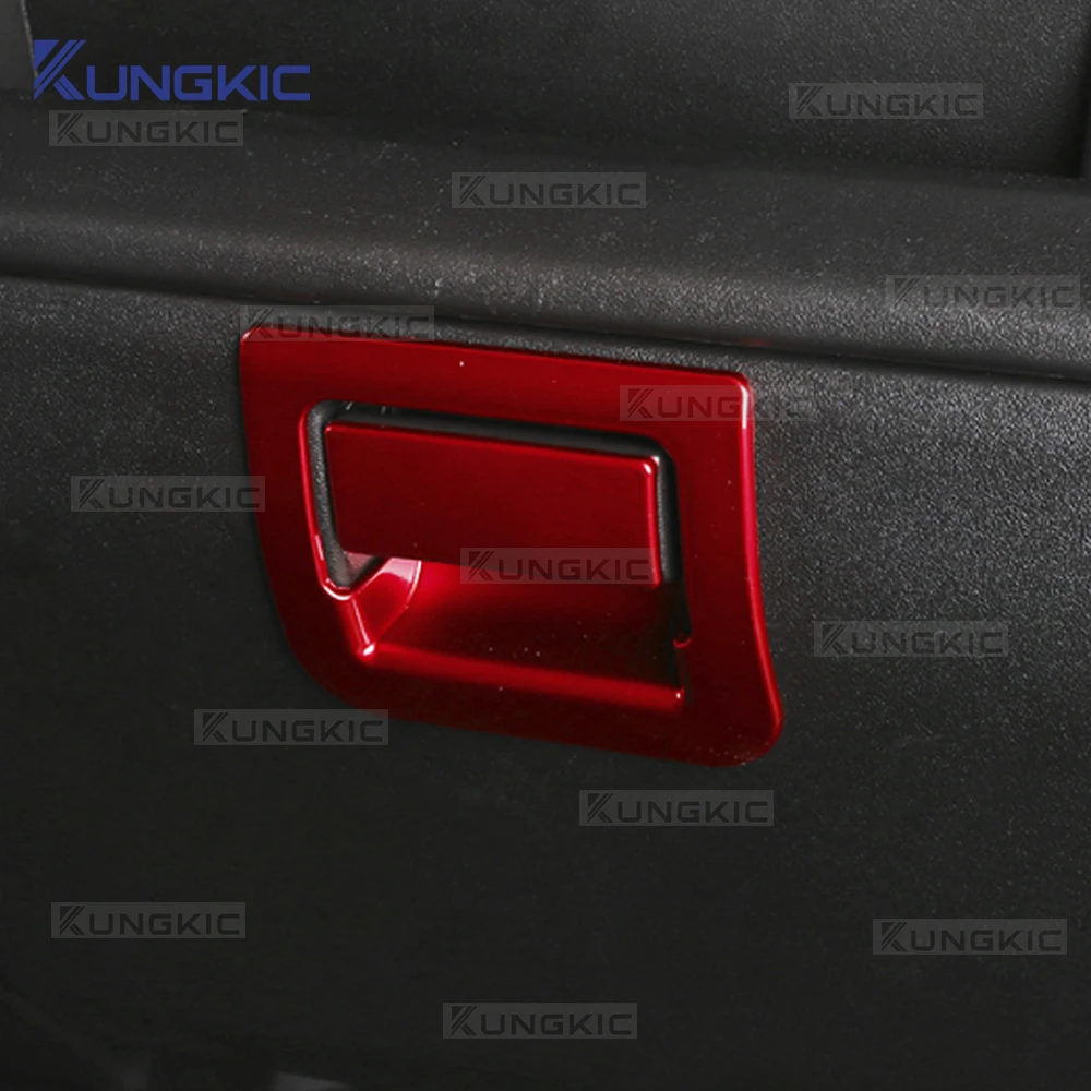 For Suzuki Jimny JB64 JB74 2018 2019 2020 2021 2022 2023 2024 2025 ABS Carbon Fiber Pattern Car Co-pilot Storage Box Sticker - view 6
