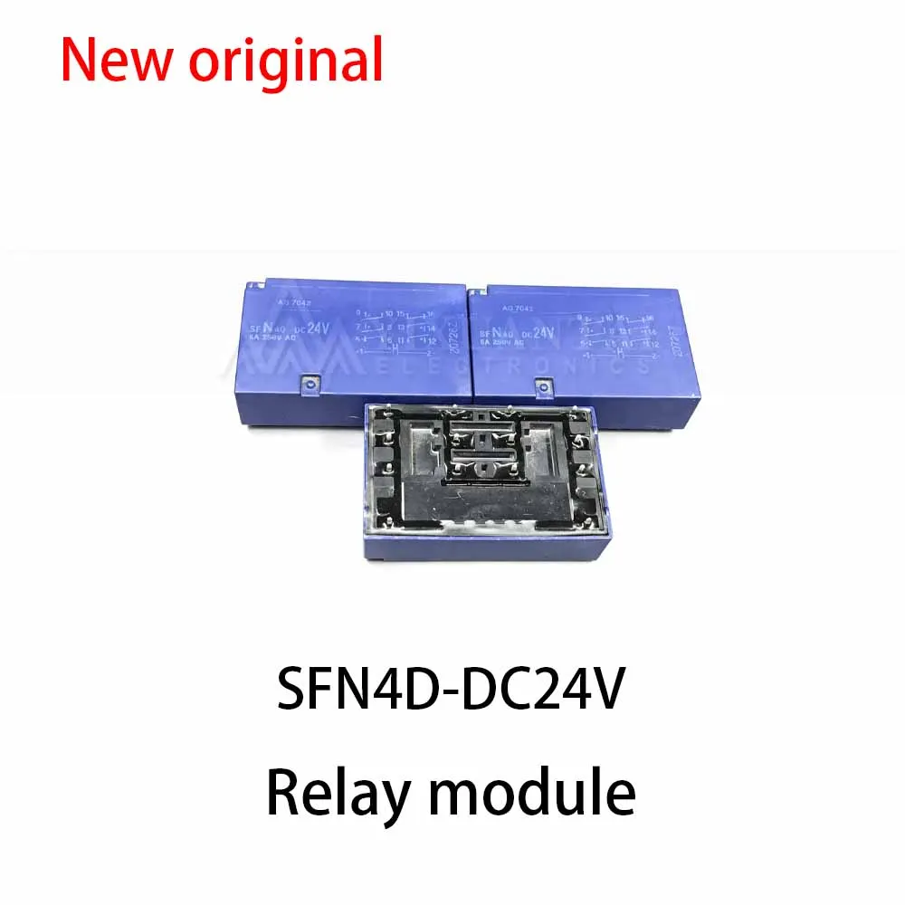 (1pcs) 100% New relay SFN4D-DC24V 14 Pointed relay module