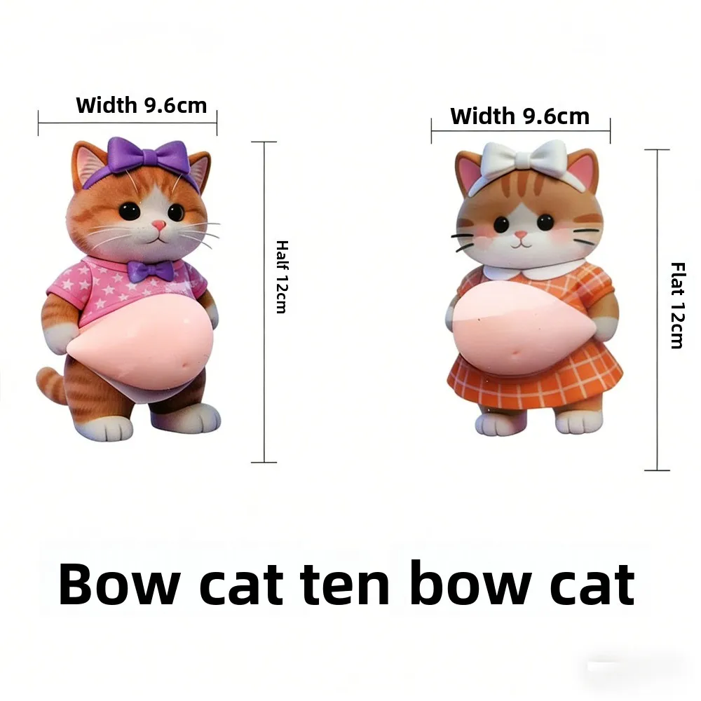 Chubby Shiba Inu 3D Shiba Inu Stickers Squeezable Dog Belly Sticker 3D Cute Puppy Sticker Adhesive 3D Stickers for Party Favor