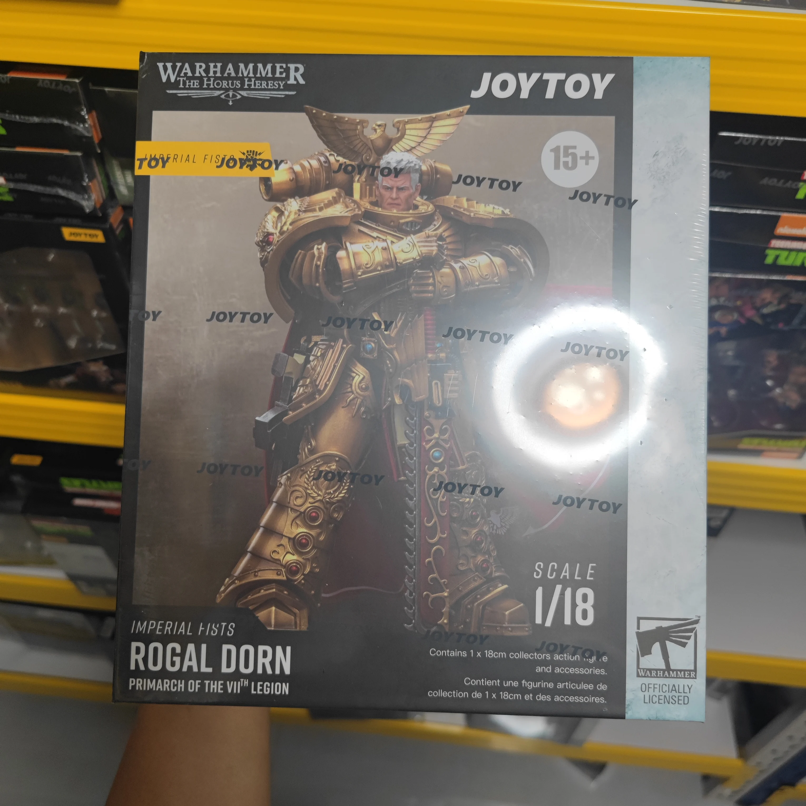 【Auf Lager】Original Original JOYTOY Warhammer 40k Fist of Horus Heretic Empire Rogal Dorn Seventh Legion Action Geschenk