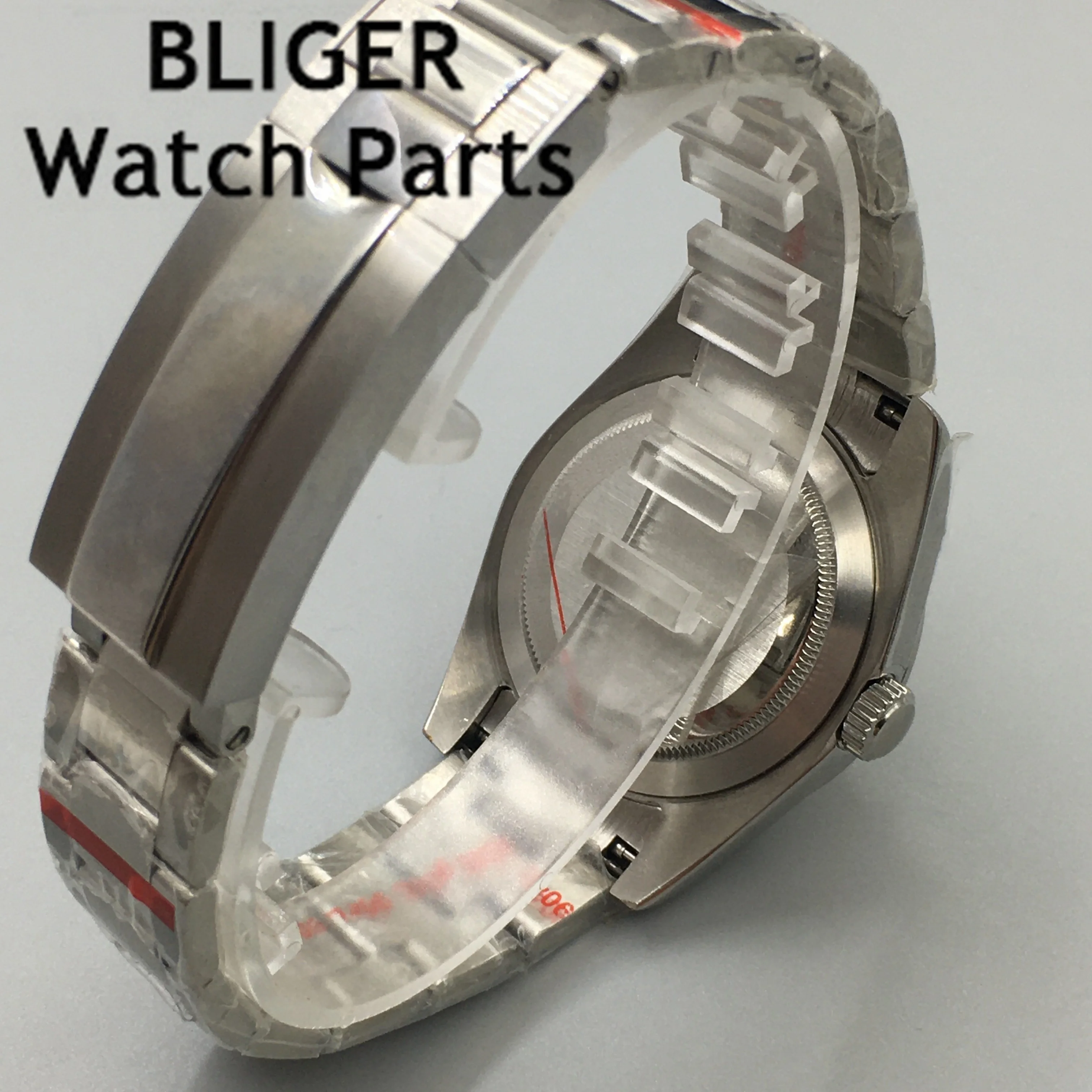 BLIGER-Reloj de pulsera para hombre, pulsera mecánica con movimiento automático, esfera fluorescente, bisel luminoso, 36mm, 39mm, NH35A