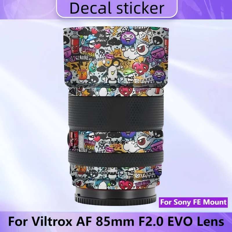 

Для Viltrox AF85 F2 для Sony FE Mount Наклейка на объектив для Viltrox AF 85 мм F2.0 EVO Защитная пленка для объектива 85 F2 EVO Decal Skin
