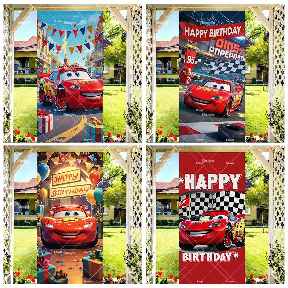 Lighting Mcqueen Decor - Tło z motywem Auta McQueen, dekoracje
