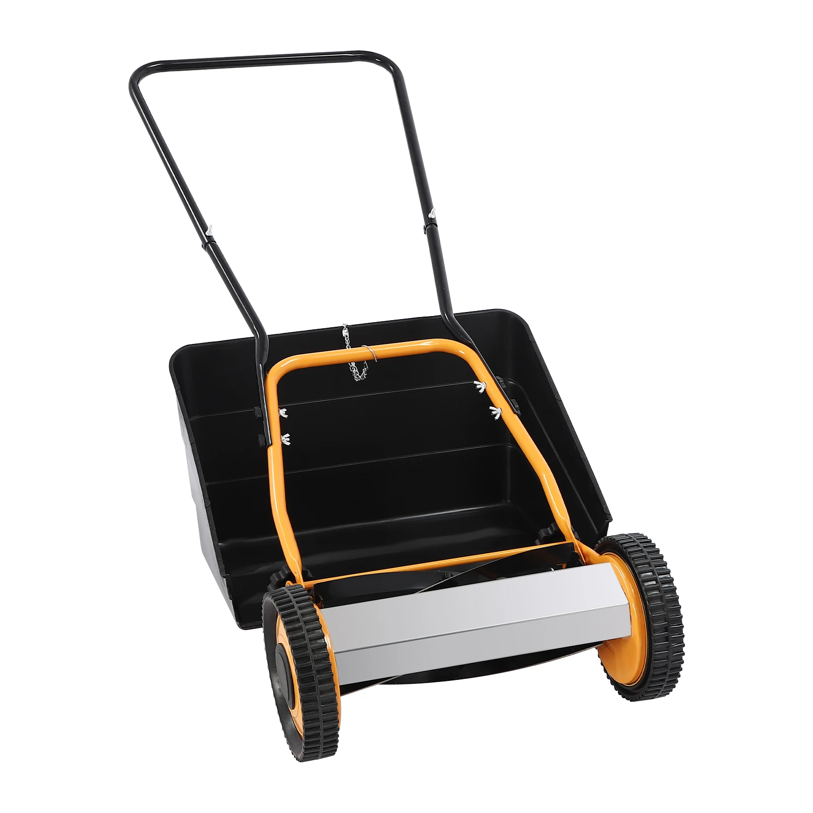 

Wheeled Lawn Mower, Hand Push Lawn Mower, Adjustable Cutting Height Push Mower Manual, Walk-Behind Lawn Mowers, Rotary Mower