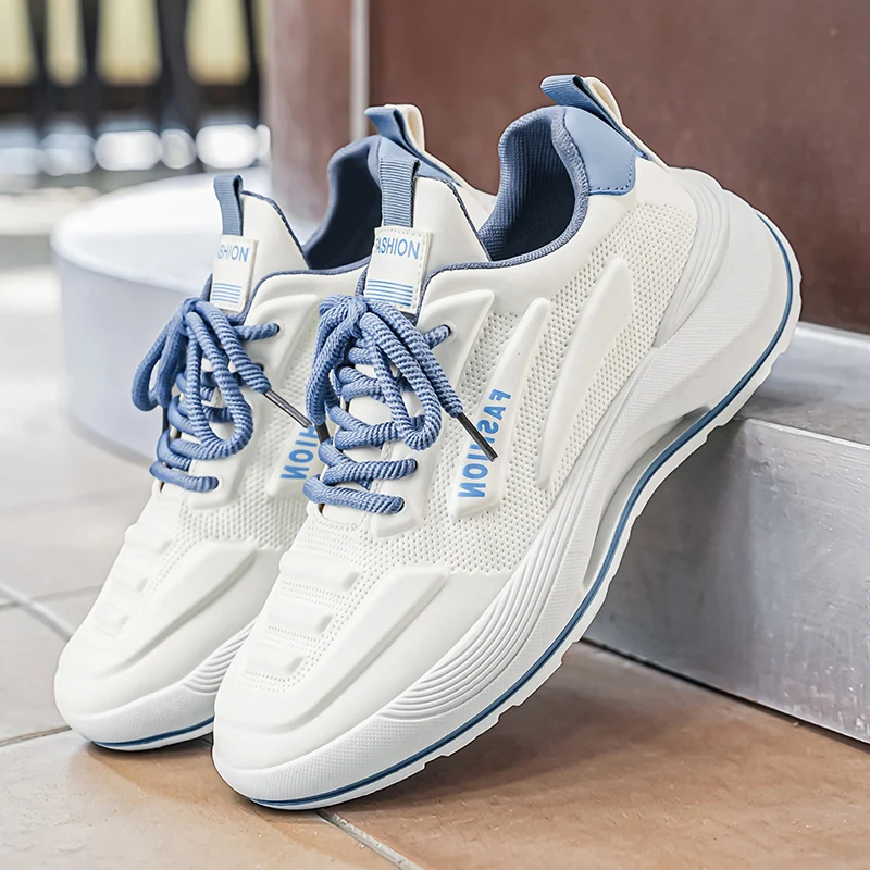 

Classic Men Casual Sport Shoes Summer Mesh Upper Soft Rubber Sole Reinforced Heel Anti-slip Leisure Sport Sneakers