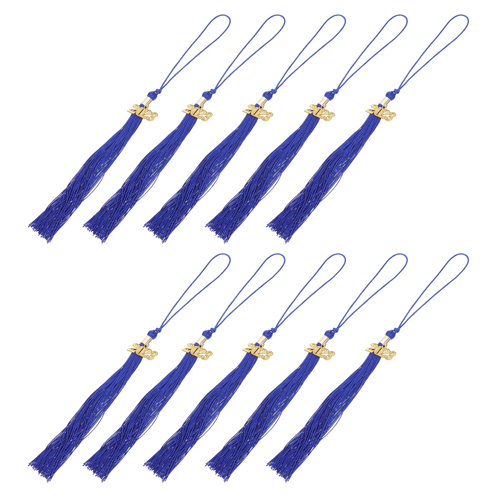 

10 Pcs Doctor Hat Tassel Graduation Decorations Polyester Fringe Pendants Accessories naments Child Photography Prop Student