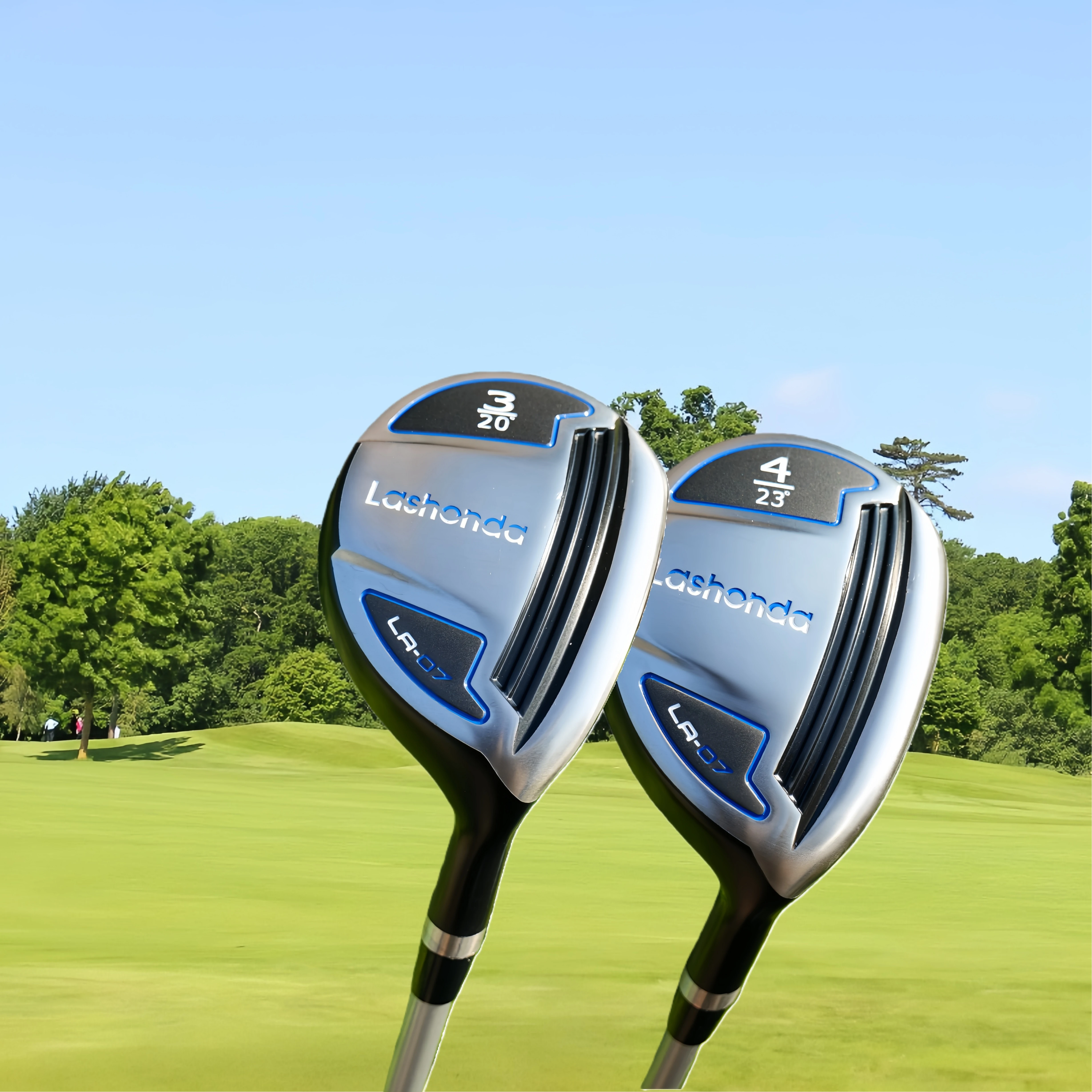 Lashonda LA-07 Golf Hybrid Irons 3-9PA UT Clubs SR Flex Shaft Golf Clubs Low Drag Streamlined Head High Rebound Face Max Distanc